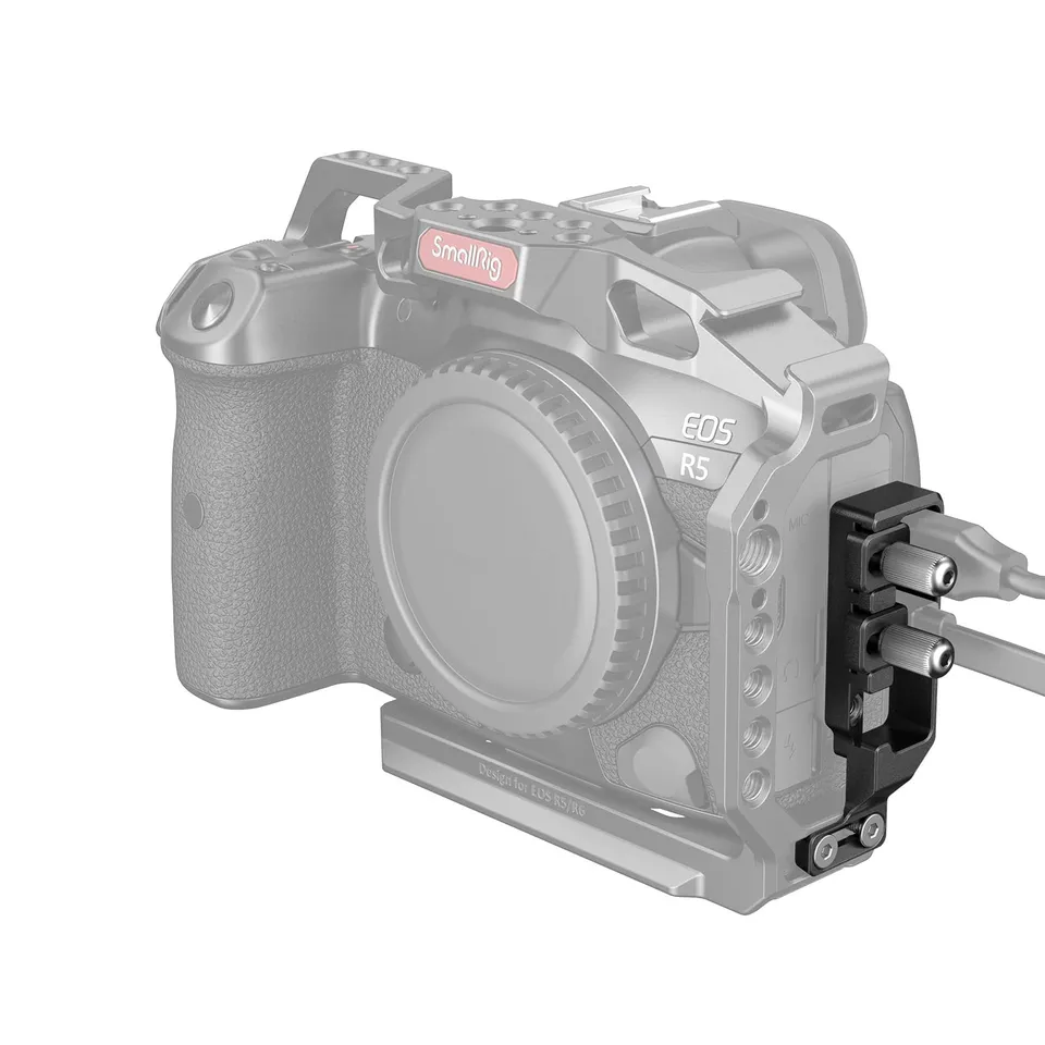 smallrig-2981b-kabelklemme-mit-usb-c-schutz-f-r-eos-r5-r6-cage-2982 image 1
