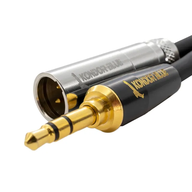 kondor-blue-14-mini-xlr-auf-3-5-mm-klinke-audiokabel image 1