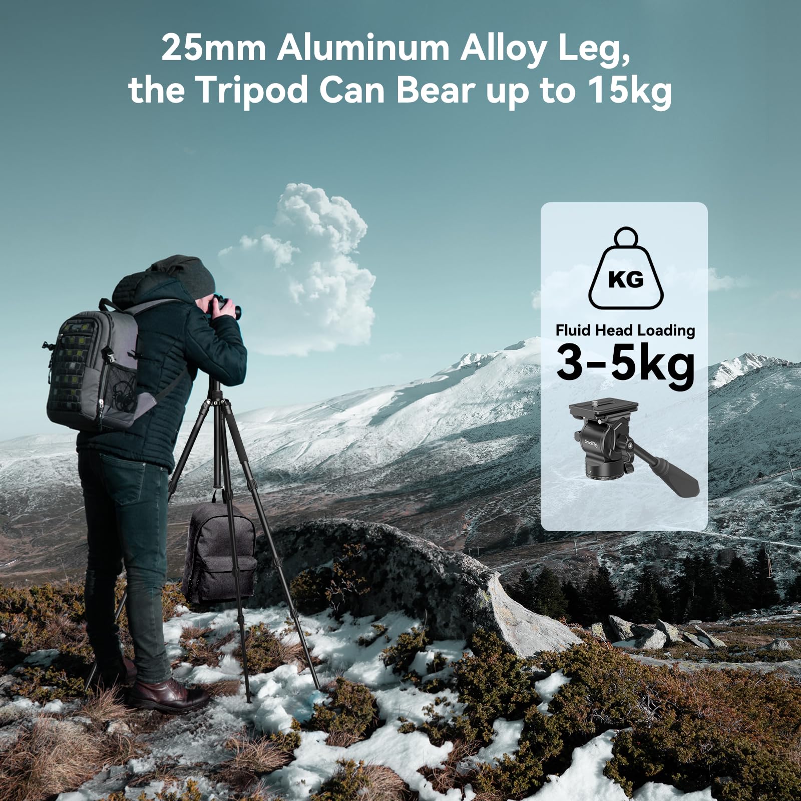 smallrig-ct180-3760b-videostativ-71-aluminium-mit-fluidkopf-monopod-funktion image 7
