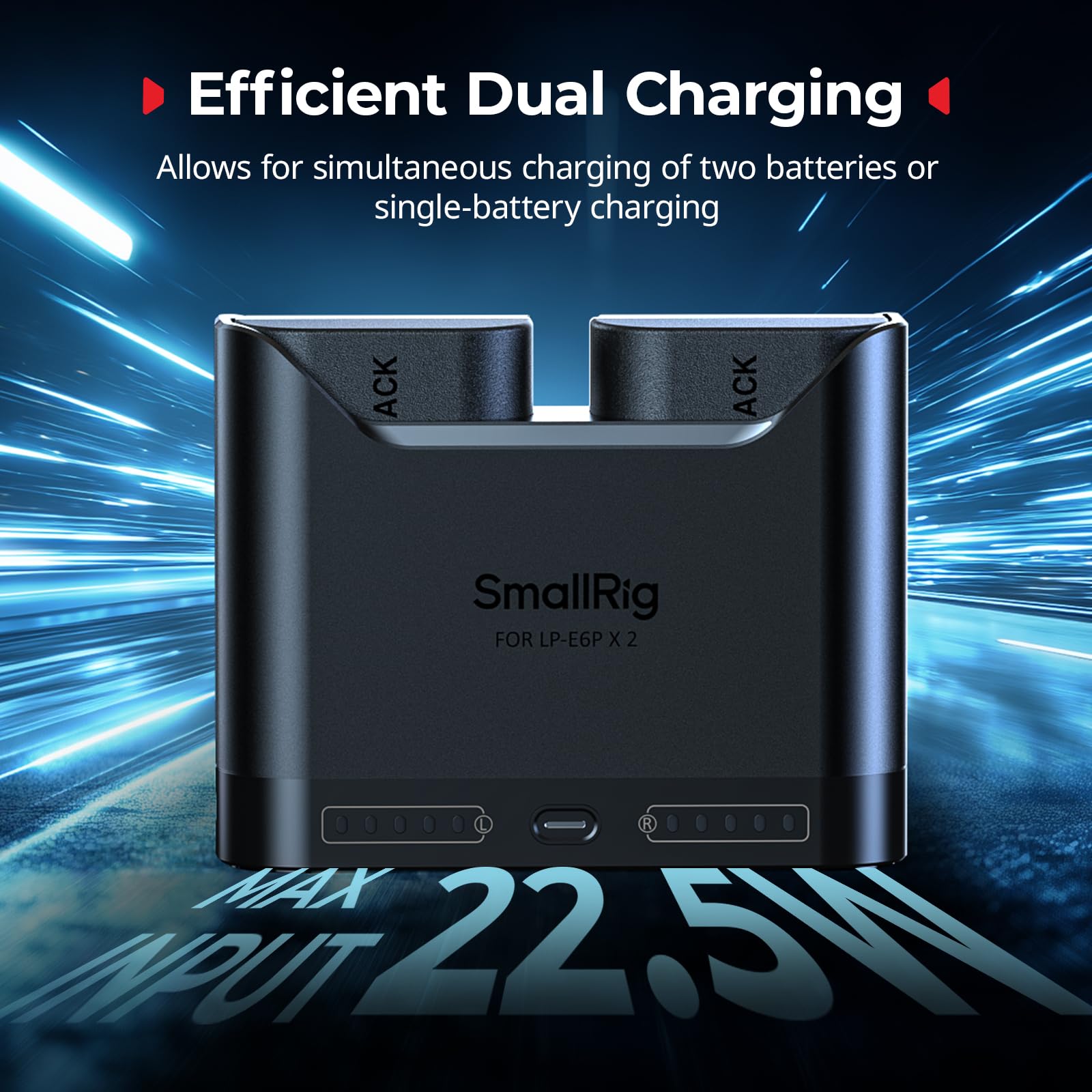 smallrig-5484-lp-e6nh-kamera-akku-set-f-r-canon-mit-22-5w-dual-ladeger-t image 4