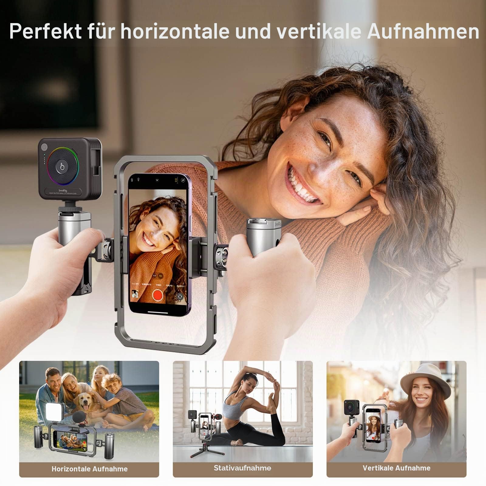 smallrig-2791b-smartphone-video-rig-k-fig-mit-2-cold-shoe image 5