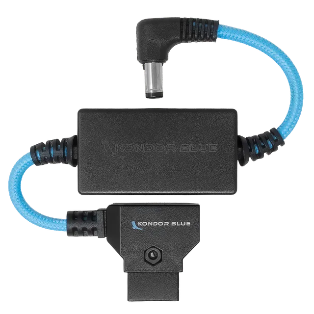 kondor-blue-24v-6-d-tap-auf-dc-kabel-right-angle-f-r-canon-c80-c70 image 1