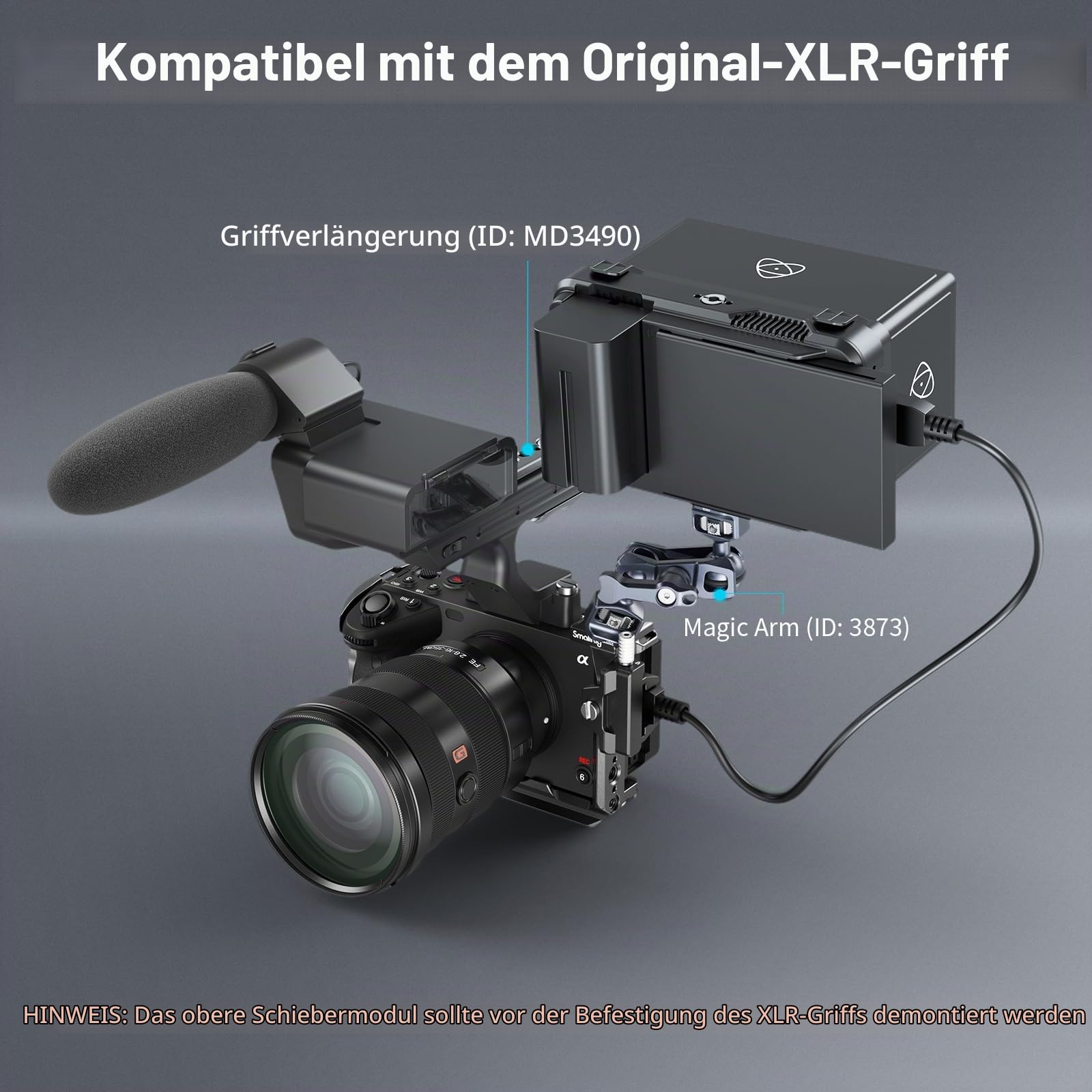 smallrig-4183b-cage-f-r-sony-fx30-fx3-kamerak-fig-mit-hdmi-kabelklemme-und-nato- image 6