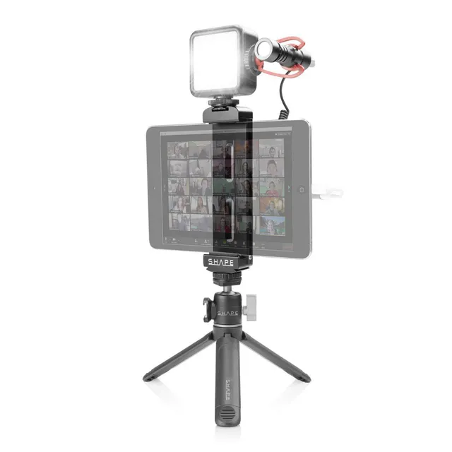 shape-vlogging-kit-f-r-ipad-mit-tripod-griff-led-und-mikrofon image 1