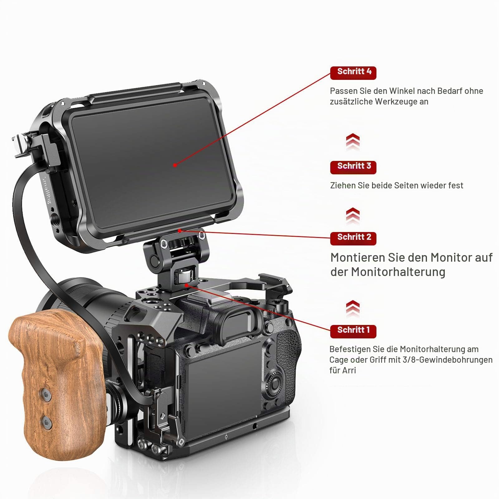 smallrig-2174b-kamera-monitor-mount-146-grad-neigbar-f-r-arri-3-8-zoll image 6