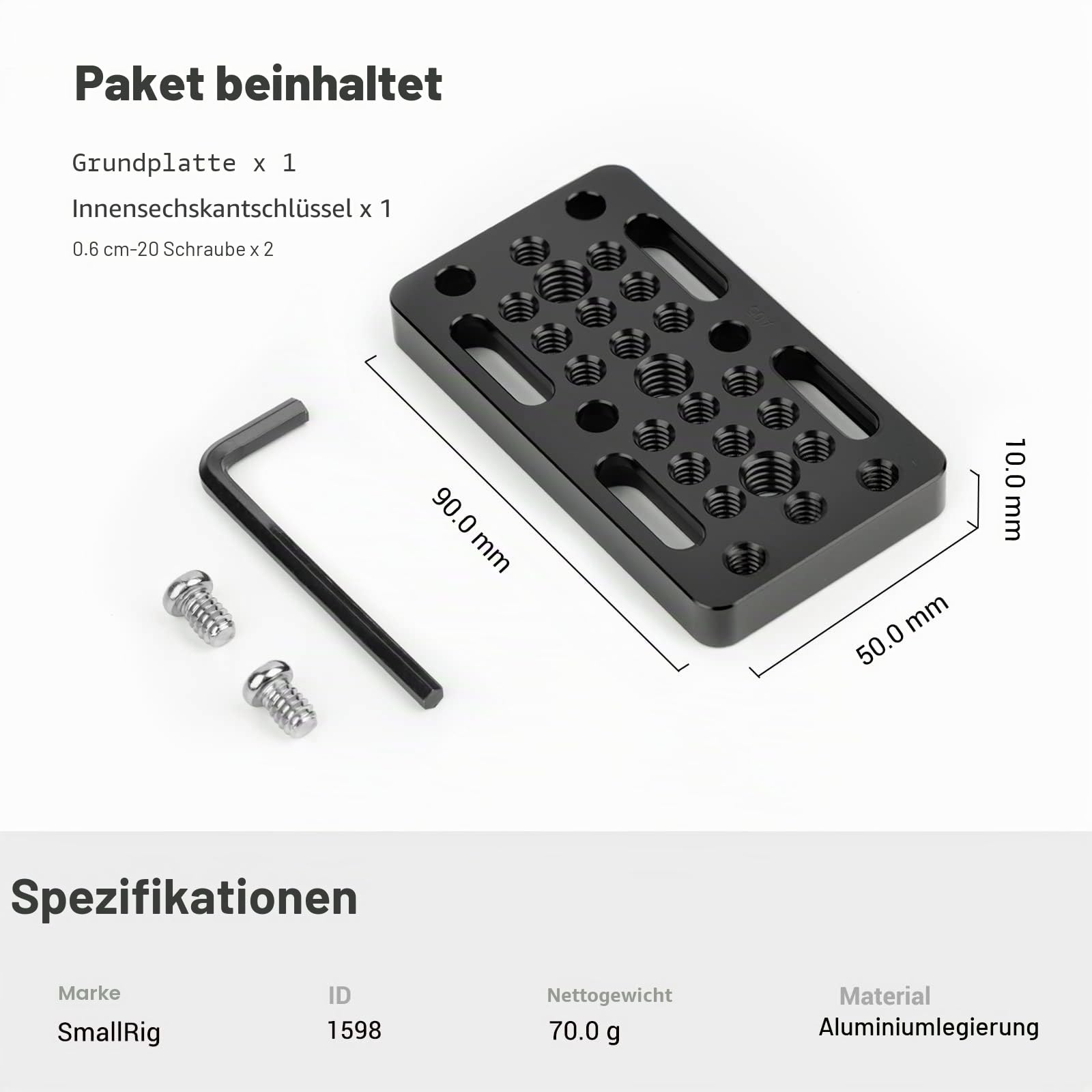 smallrig-cheese-plate-kamera-easy-plate-wechselplatte image 6