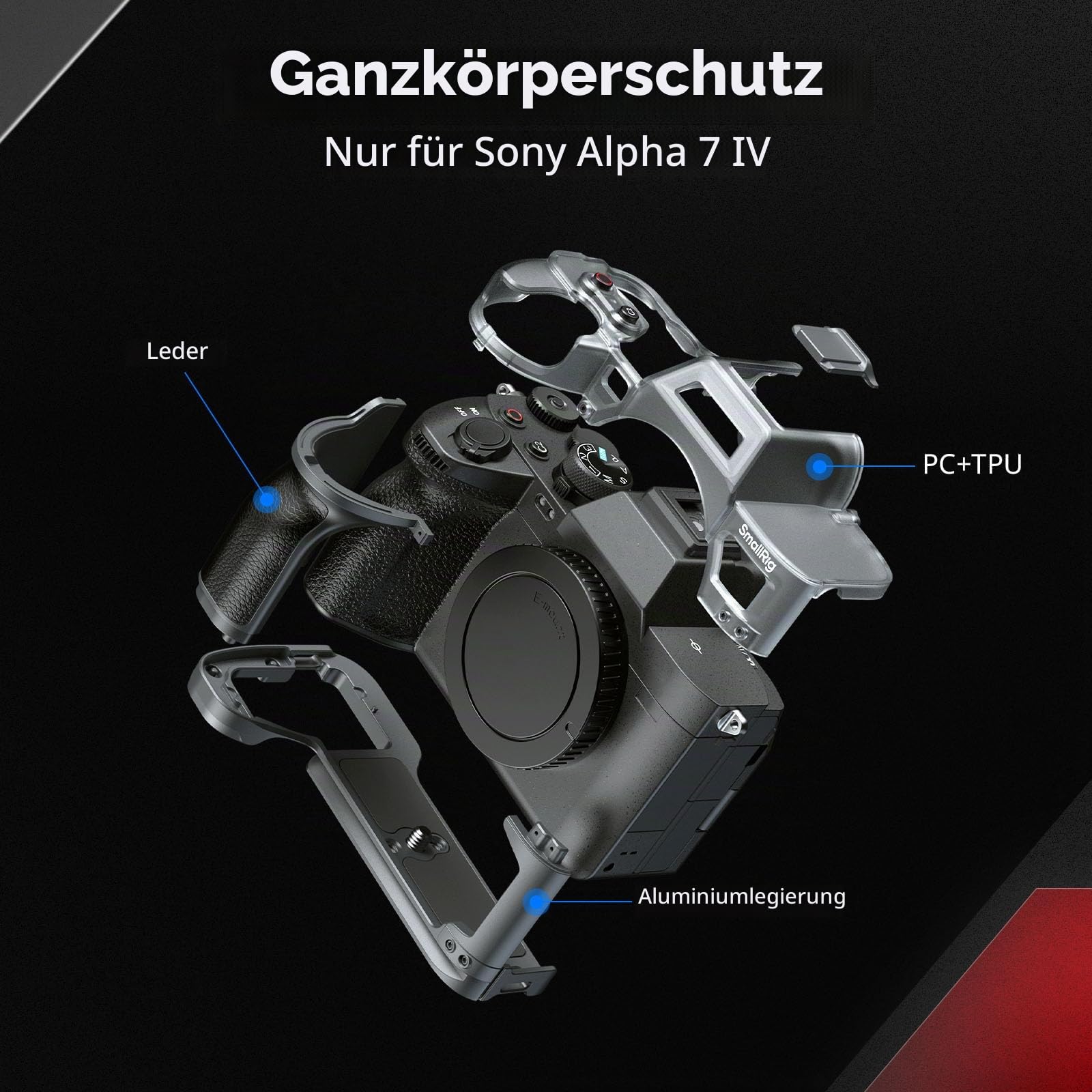 smallrig-a7-iv-hybrid-modular-case-4798-mit-arca-swiss-f-r-sony-alpha-7-iv image 2