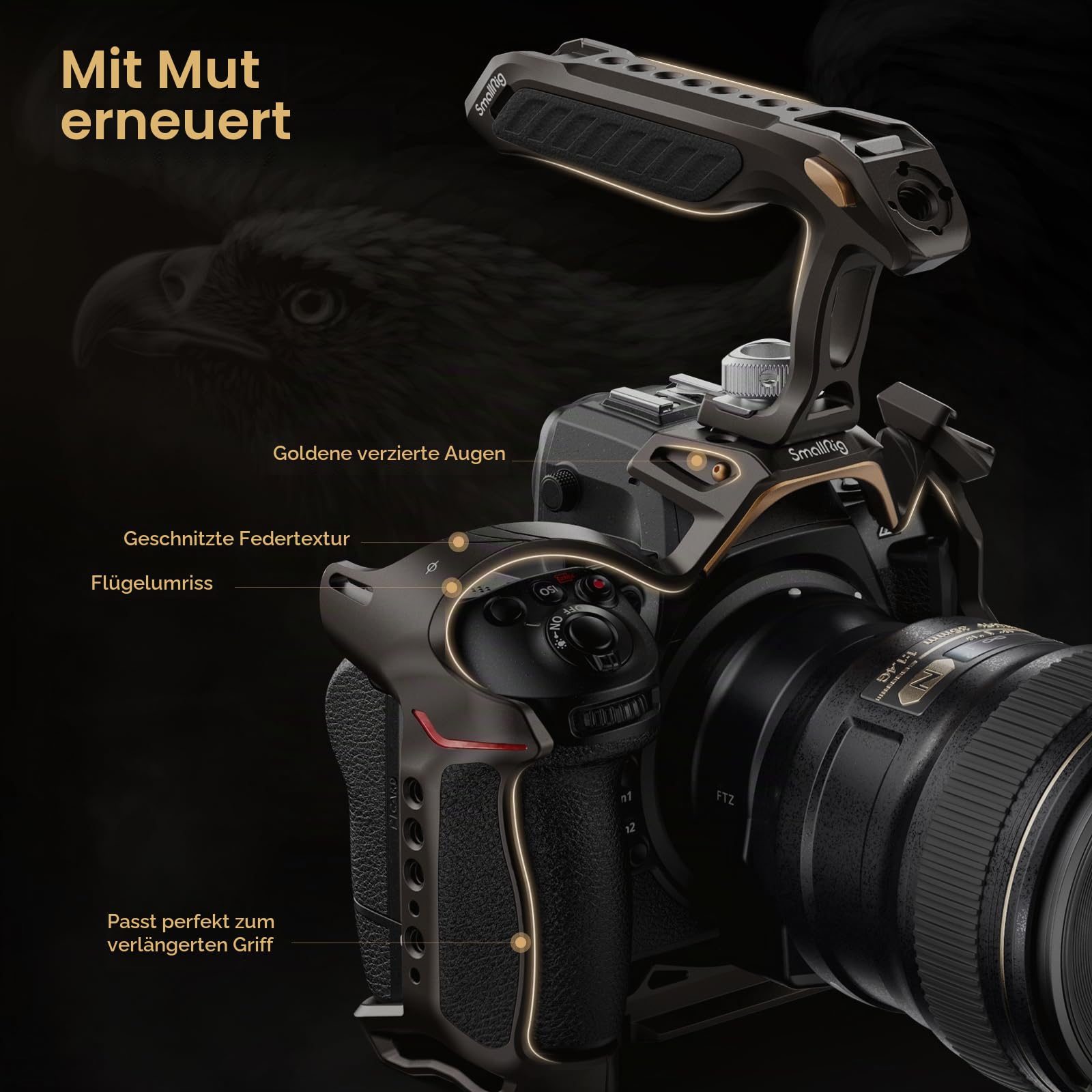 smallrig-4316-night-eagle-z8-cage-vollk-fig-f-r-nikon-z-8-arca-swiss-alu image 5