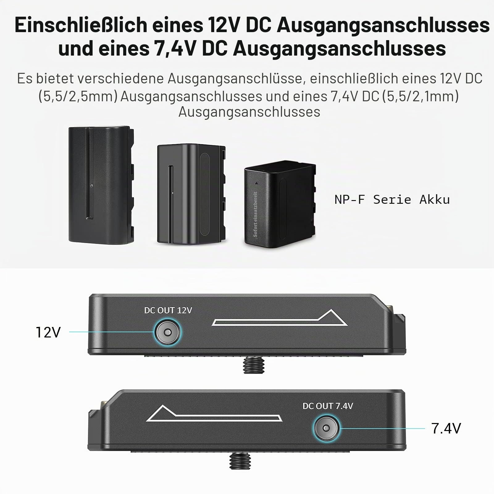 smallrig-3018-np-f-akku-adapterplatte-lite-12v-7-4v-dc-f-r-sony-bmpcc-gh5-z6-z7 image 3