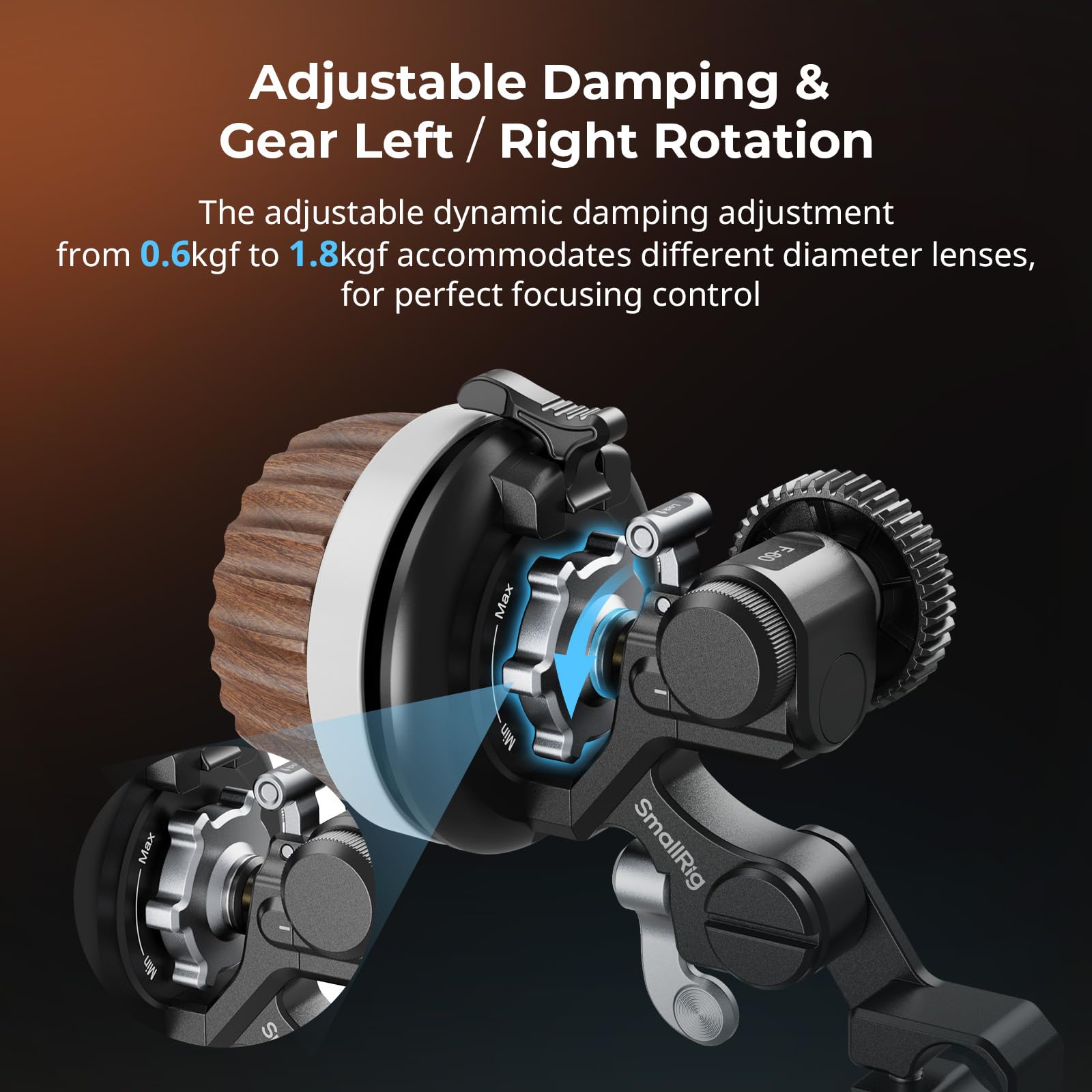 smallrig-follow-focus-f60-5163-mit-d-mpfungssystem-a-b-stopps-15mm-rod image 3