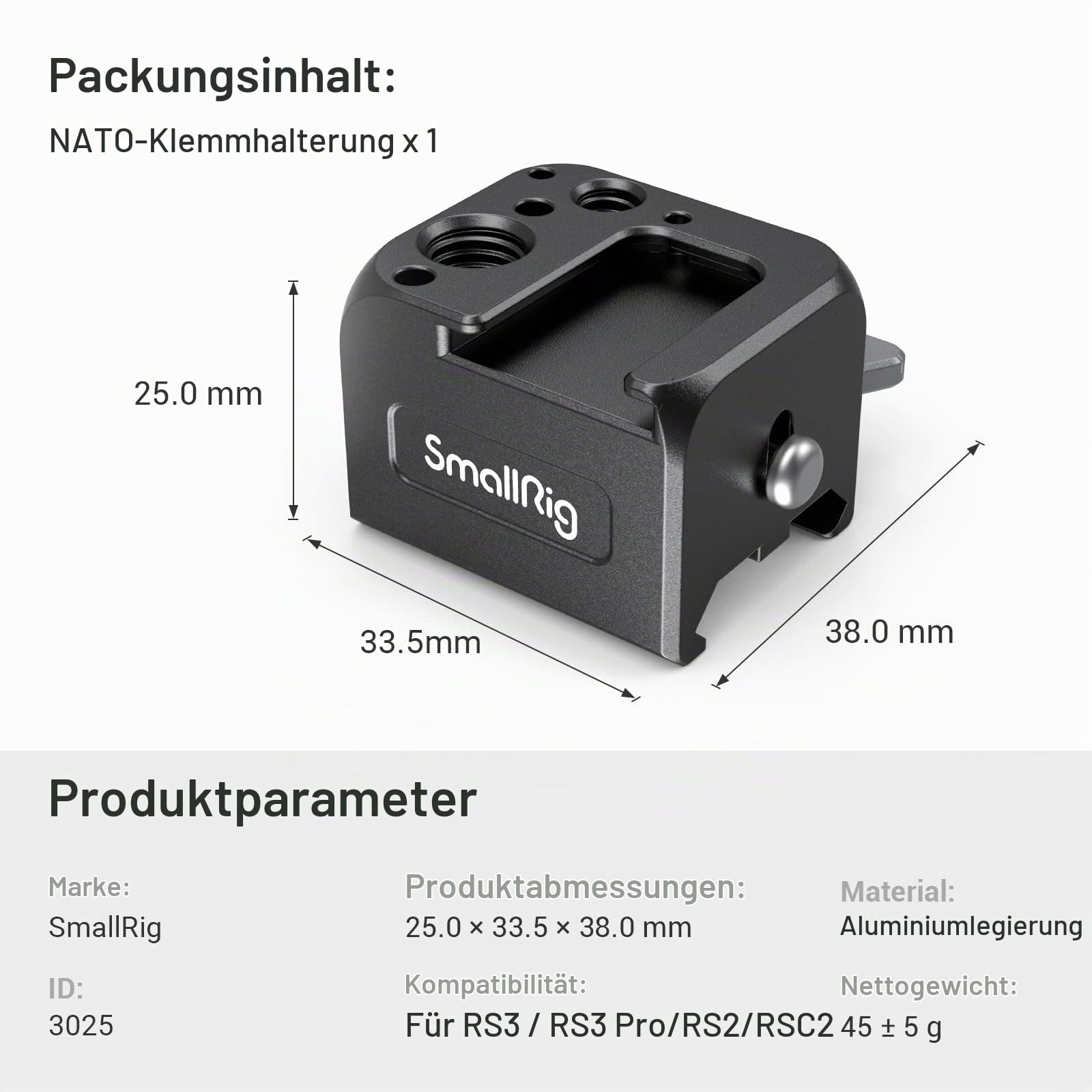 smallrig-3025-nato-clamp-zubeh-rhalterung-f-r-dji-rs-serie image 7