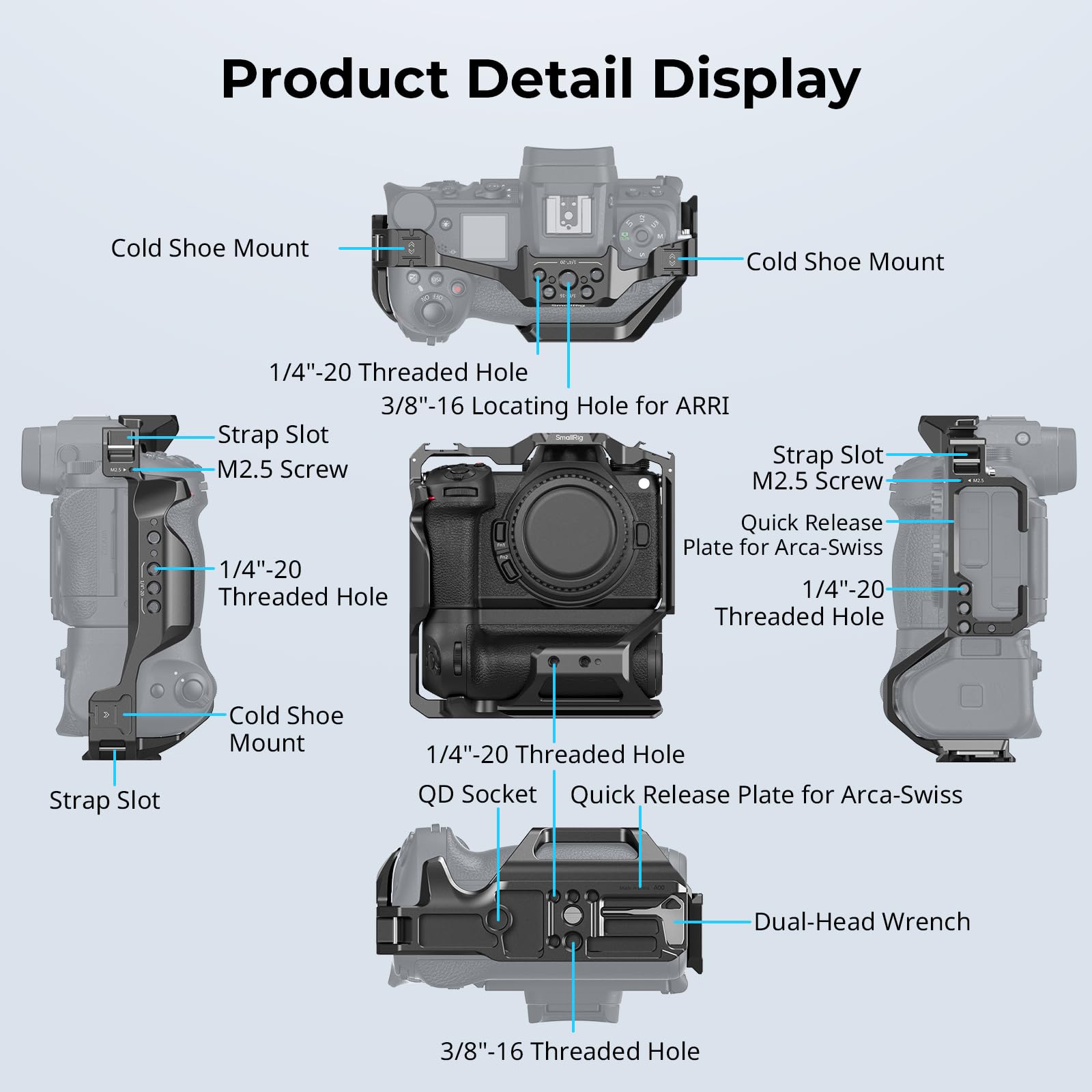 smallrig-cage-4524-k-fig-f-r-nikon-z-6iii-mit-mb-n14-vertikalgriff image 3