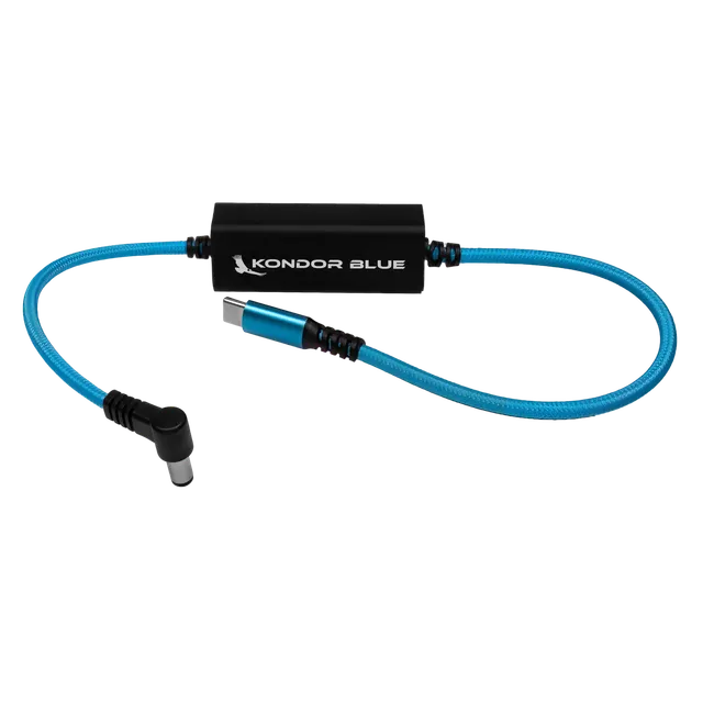 kondor-blue-dc-auf-usb-c-power-delivery-kabel-16-100w-f-r-mirrorless-kameras image 1