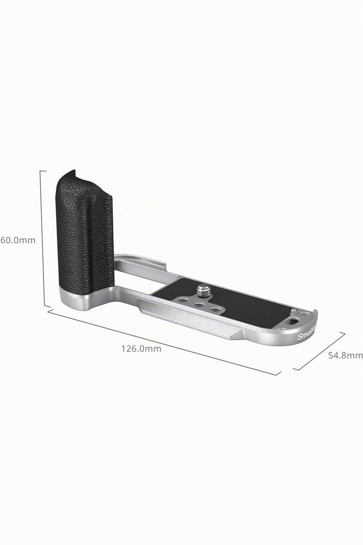 smallrig-4713c-l-f-rmiger-silikongriff-silber-f-r-fujifilm-x-t50-mit-arca-platte image 3