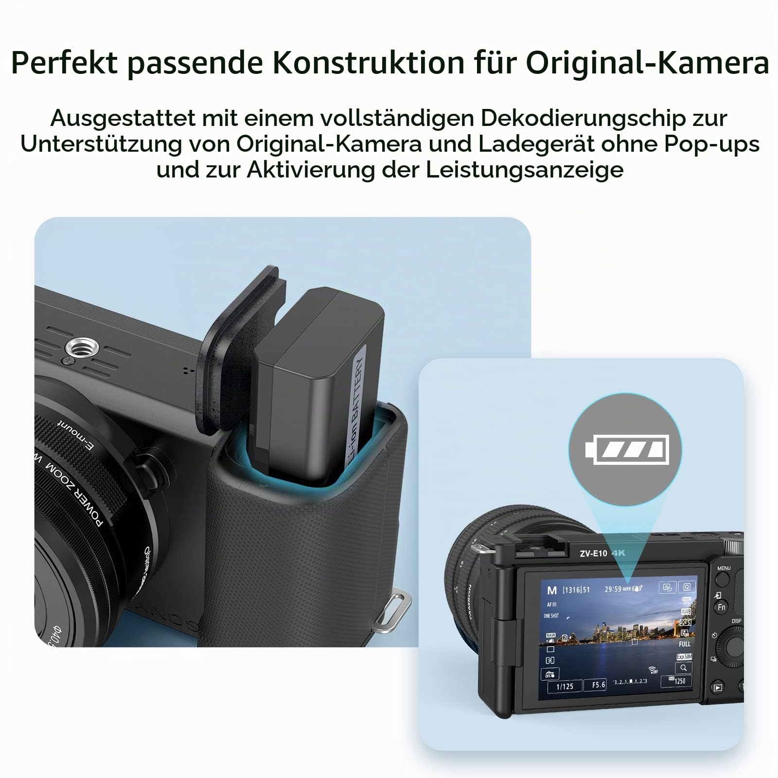 smallrig-3818-akku-set-2x-np-fw50-1030mah-mit-lcd-ladeger-t-f-r-sony image 3