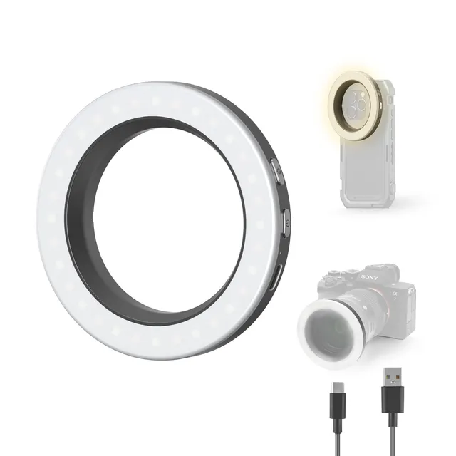 smallrig-vibe-p30-bi-color-ring-led-videoleuchte-f-r-67mm-handyhalterungen image 1