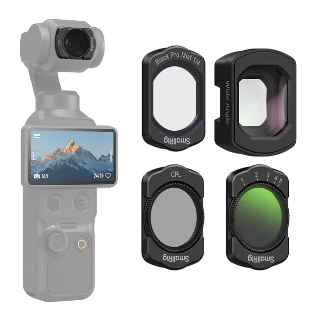 smallrig-4er-magnet-filter-set-5834-weitwinkel-cpl-black-mist-1-4-nd2-32-f-r-dji image 1