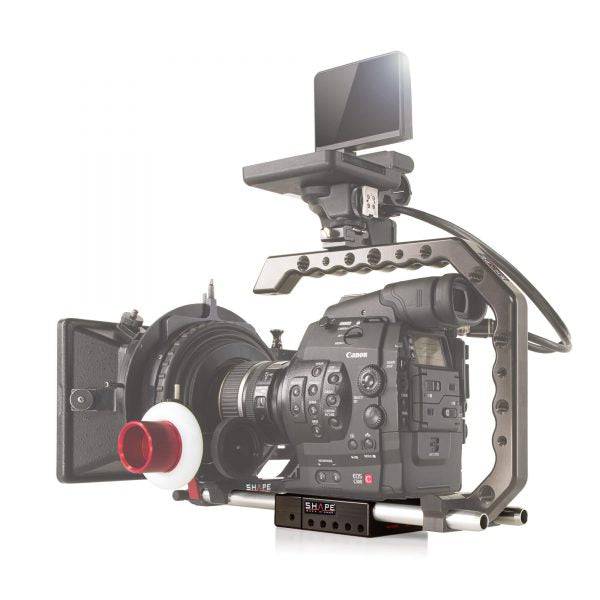 shape-15-mm-baseplate-mit-12-rods-f-r-canon-c100-c300-c500 image 2