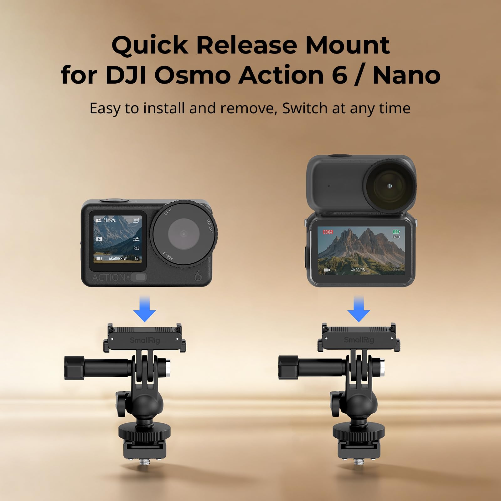 smallrig-6396-kugelkopf-schnellwechselhalterung-f-r-dji-action-6-nano image 2