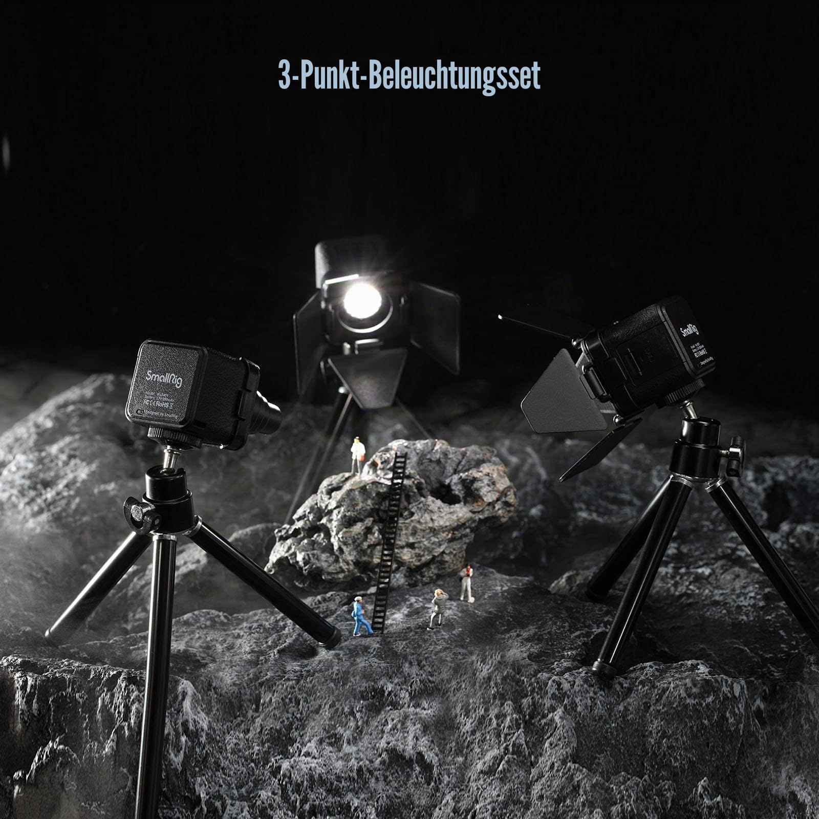 smallrig-rm01-mini-cube-led-videolicht-3er-set-5600k-mit-filtern image 2