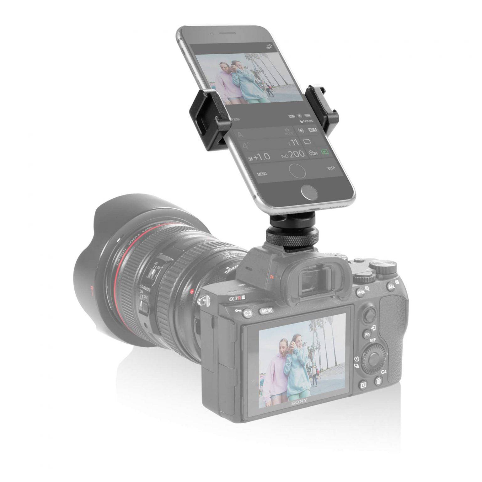 shape-smartphone-klemme-mit-friction-swivel-und-tilt-stativmount image 3