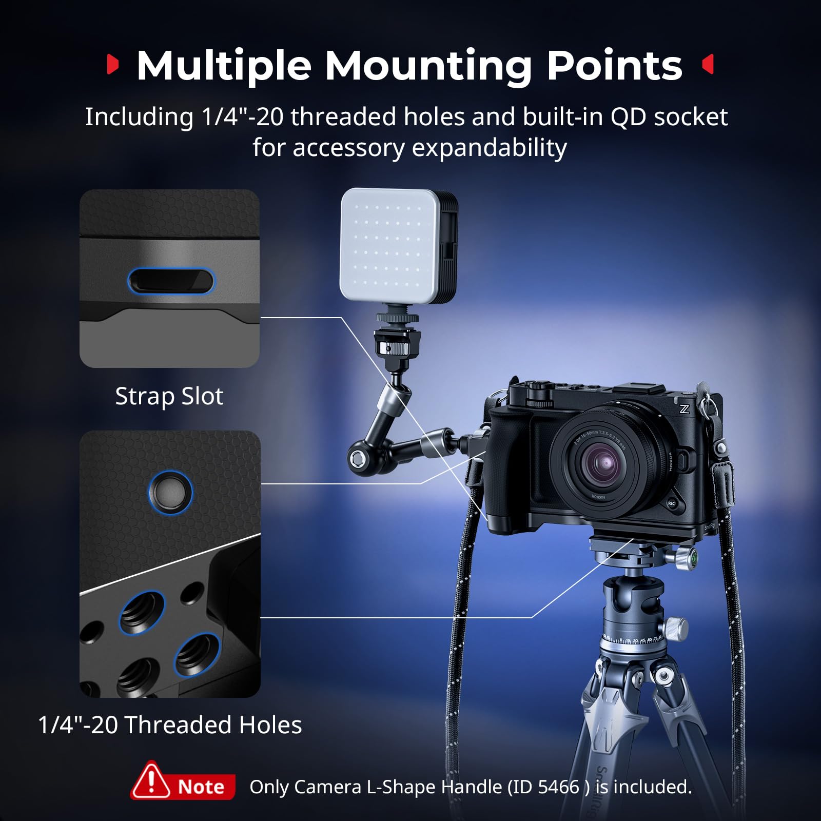 smallrig-5466-l-griff-aus-silikon-f-r-nikon-zr-mit-arca-platte image 5