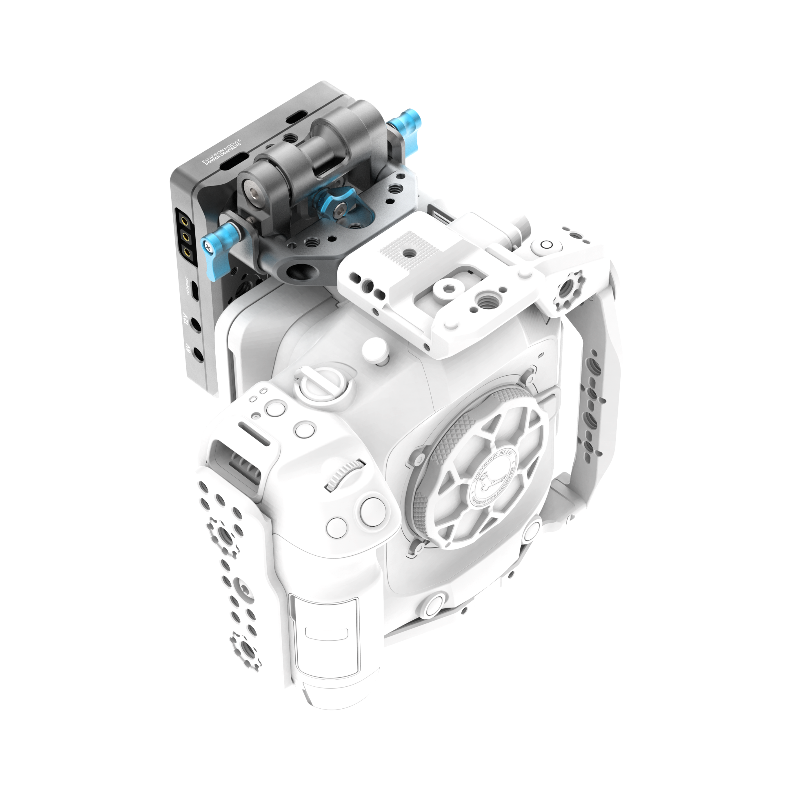 kondor-blue-canon-c80-cage-battery-plate-kit image 2