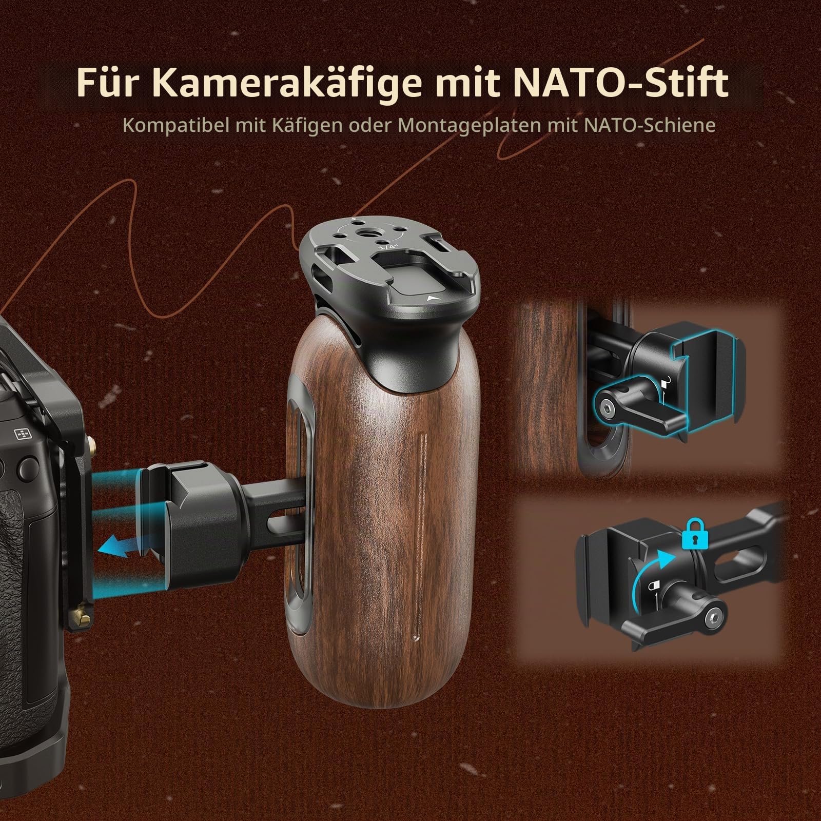 smallrig-5239-seitengriff-aus-holz-mit-nato-klemme-f-r-kamerak-fige image 2
