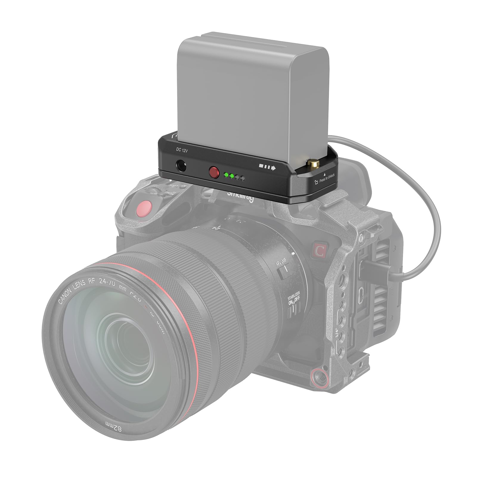 smallrig-3168b-np-f-akku-adapterplatte-advanced-mit-dc-usb-c-36w-f-r-sony-bmpcc- image 1