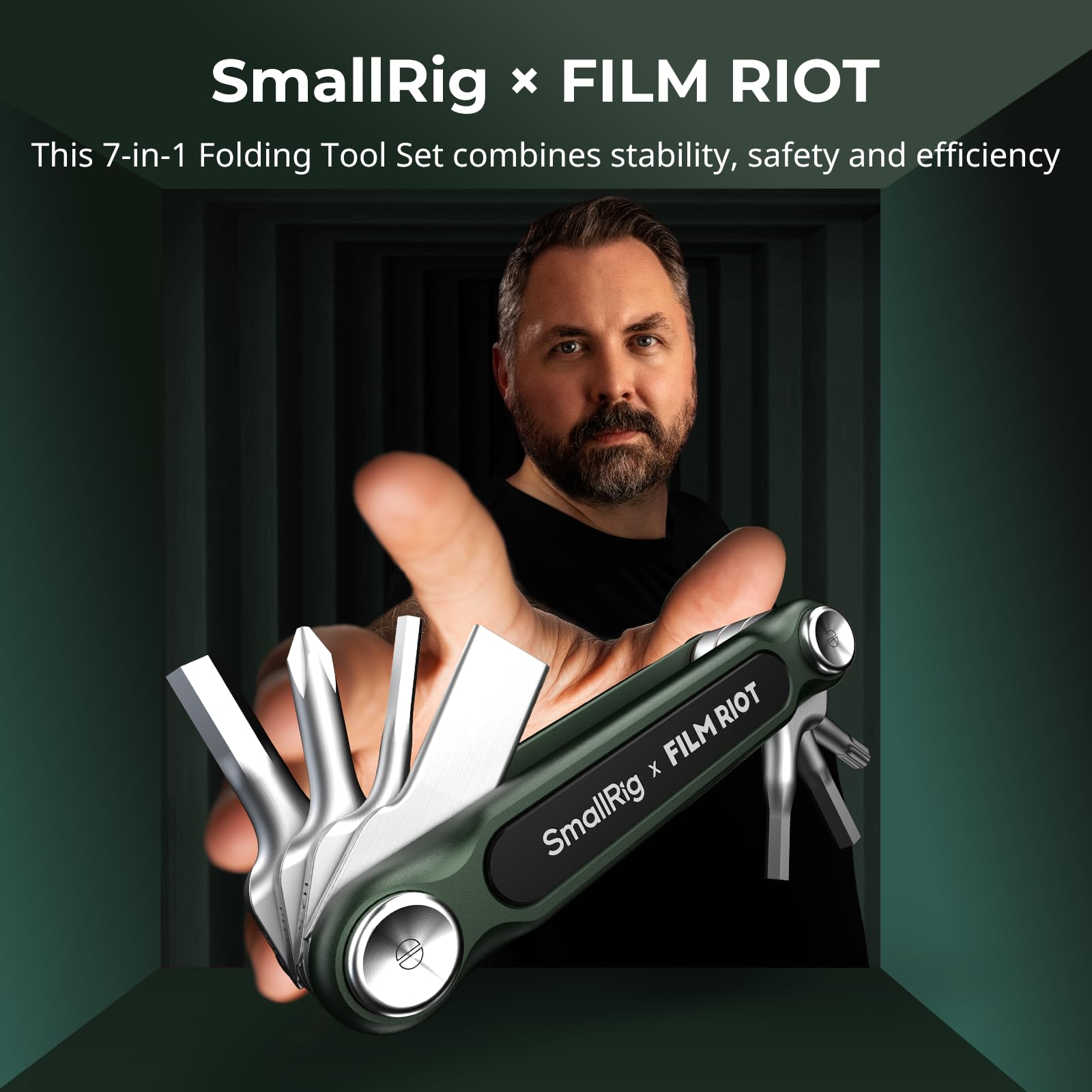 smallrig-x-film-riot-7-in-1-klapp-werkzeugset-gr-n-4812-f-r-kamerazubeh-r image 2