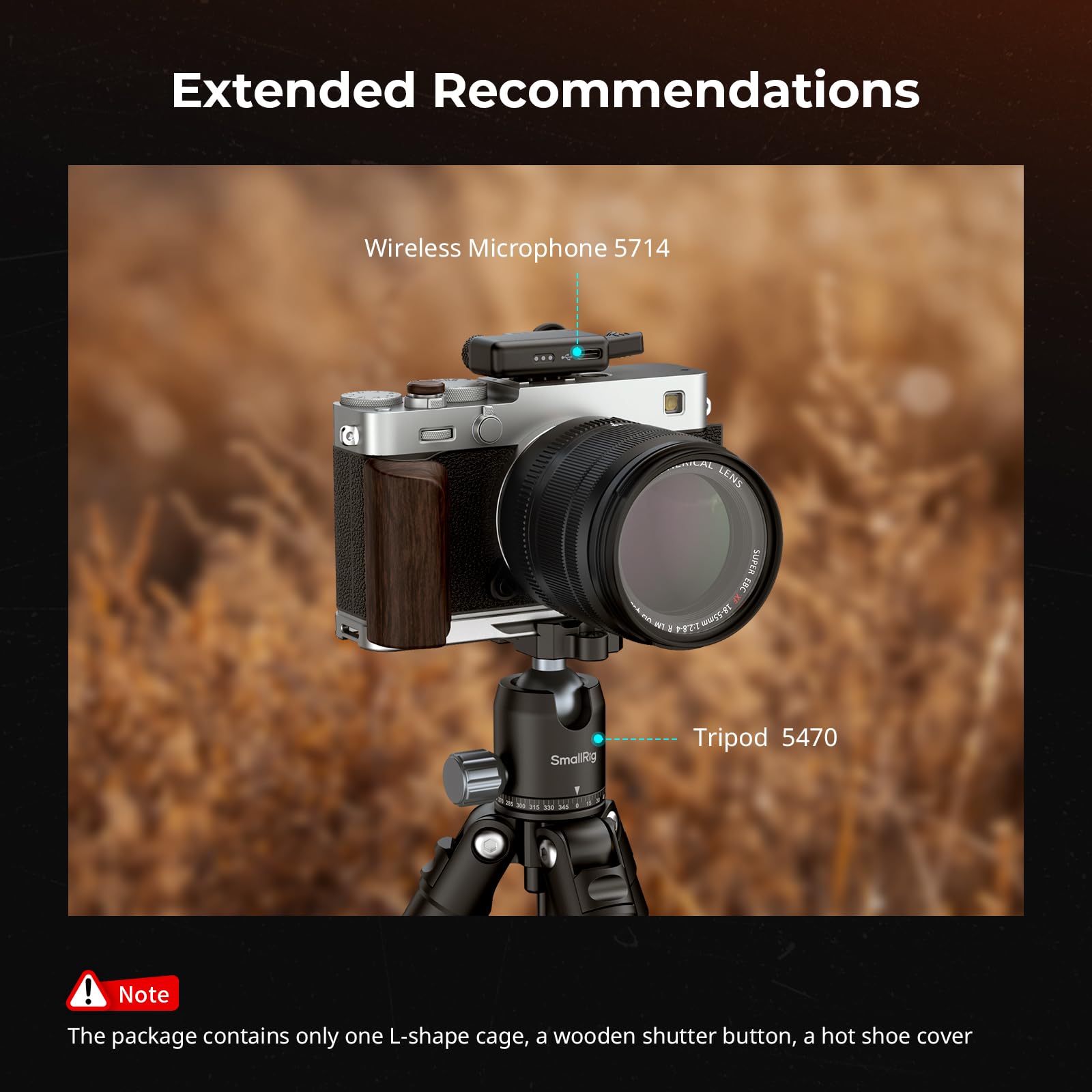smallrig-6236-ebenholz-l-griff-silber-f-r-fujifilm-x-e5-arca-swiss image 7