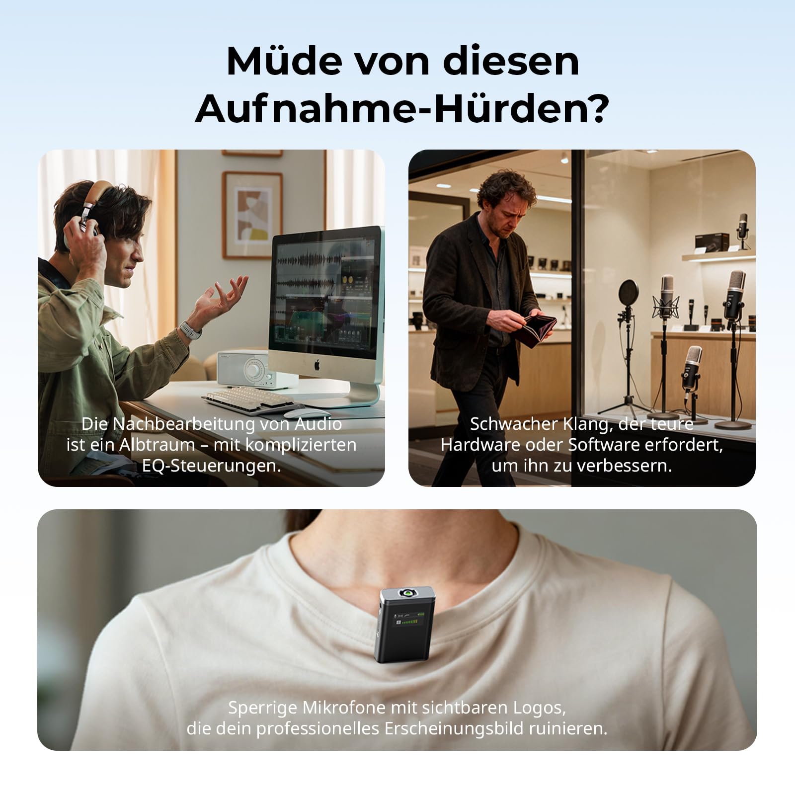 smallrig-s70-c2-funkmikrofon-5717-2x-sender-empf-nger-ladecase-usb-c-48khz-24bit image 2