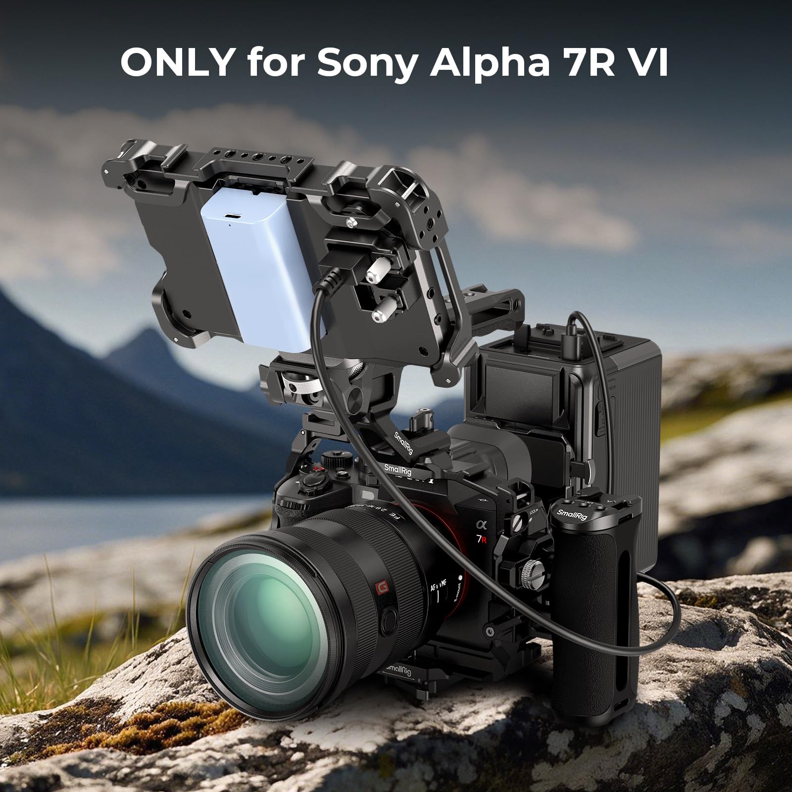 smallrig-hawklock-basic-cage-kit-6703-f-r-sony-alpha-7r-vi-mit-topgriff image 2