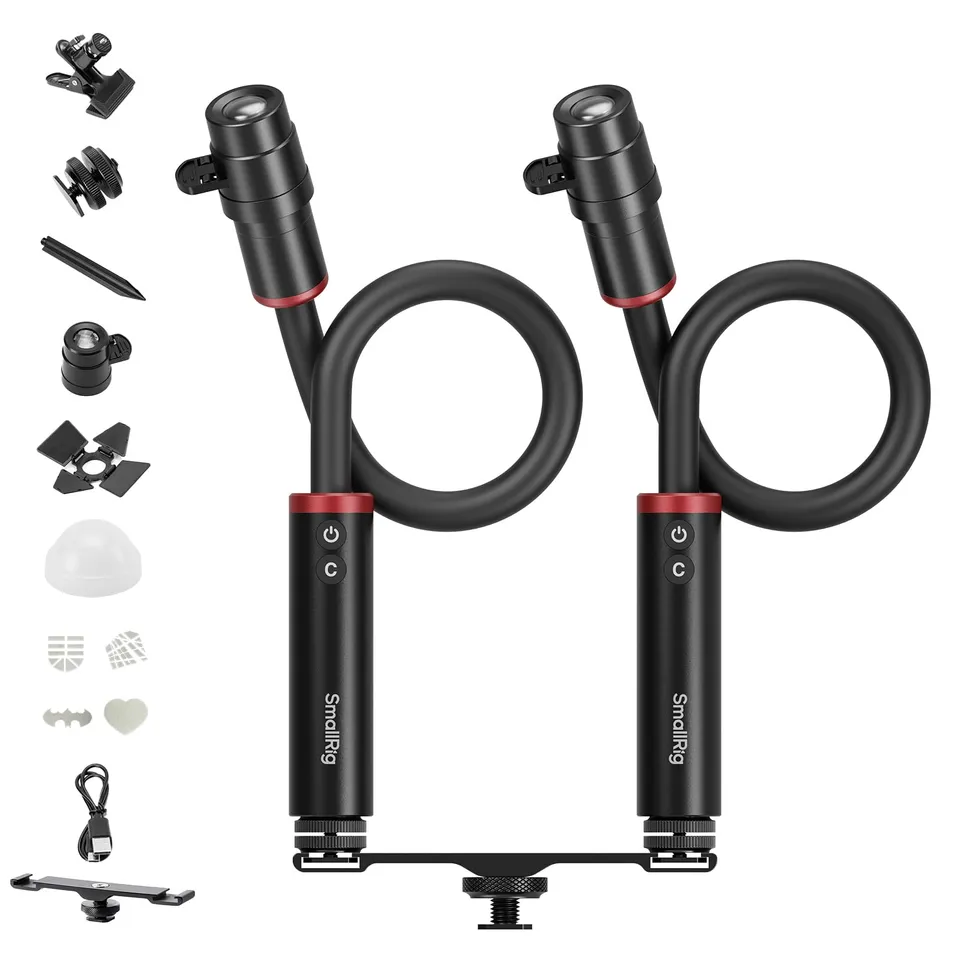 smallrig-rm03-makro-led-leuchte-2er-pack-5796-biegbare-videoleuchte image 1