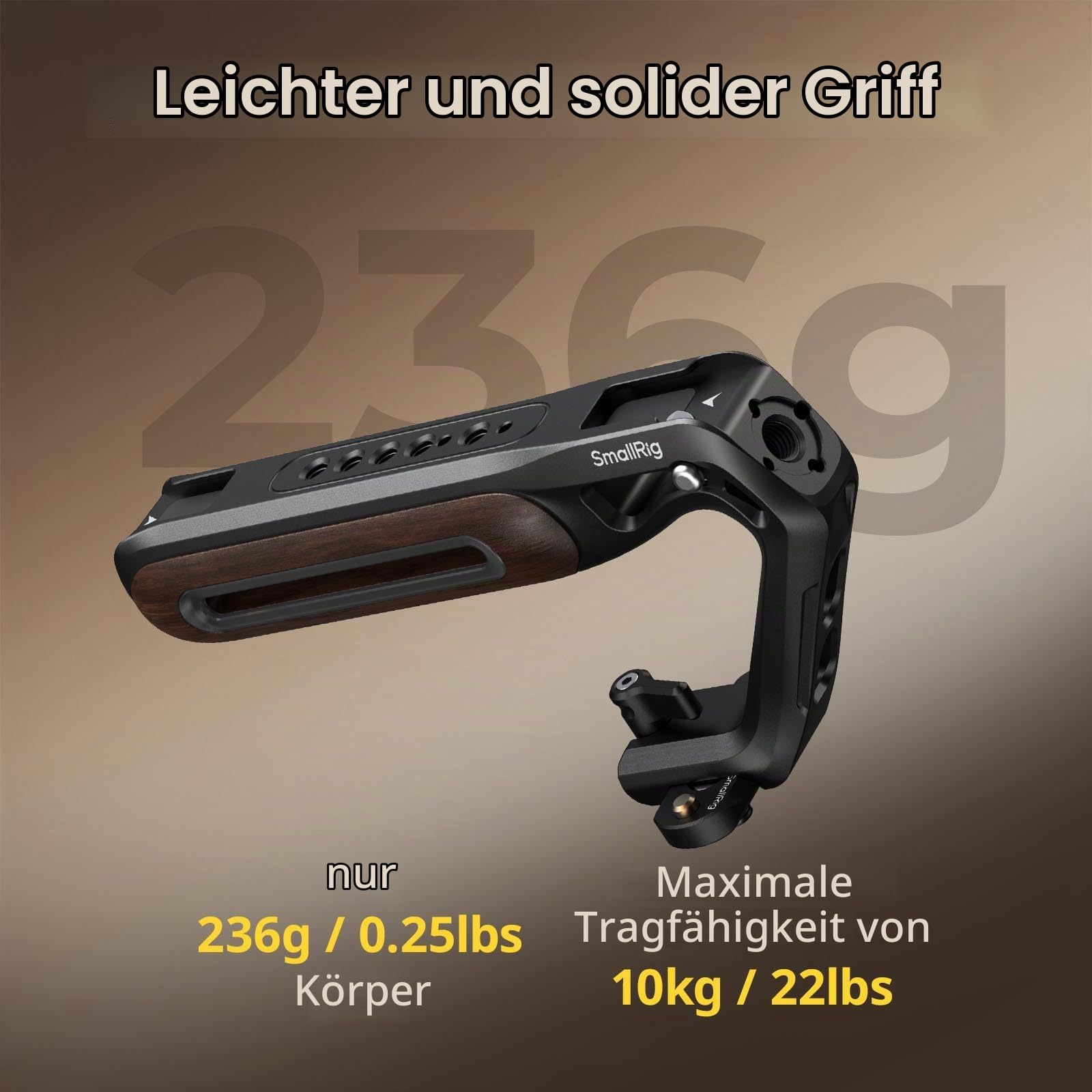 smallrig-5251-holz-top-handle-obergriff-mit-nato-klemme-und-nato-schiene image 7