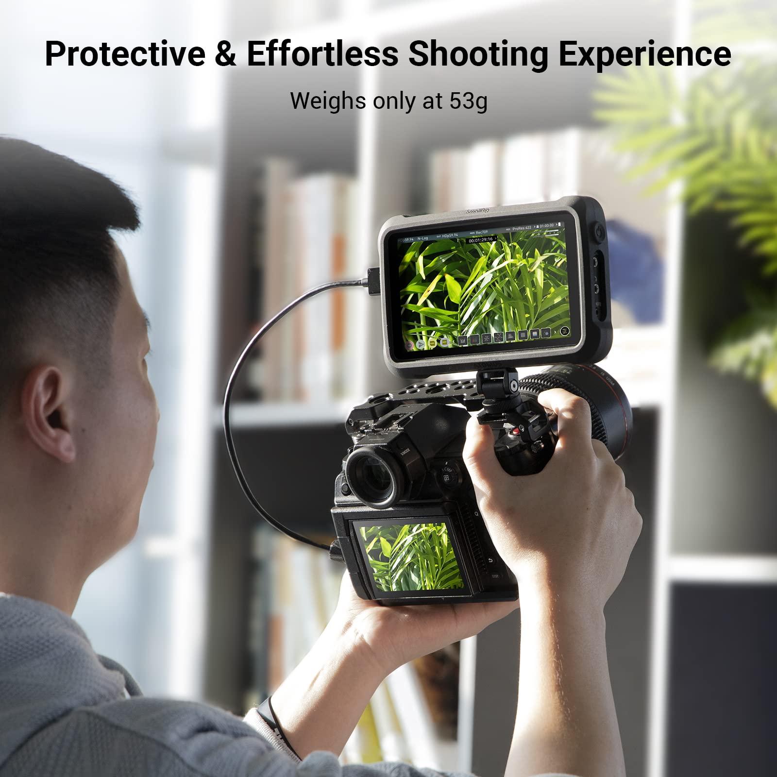 smallrig-3448-silikonh-lle-f-r-atomos-ninja-v-ninja-v-mit-displayschutzfolie image 6