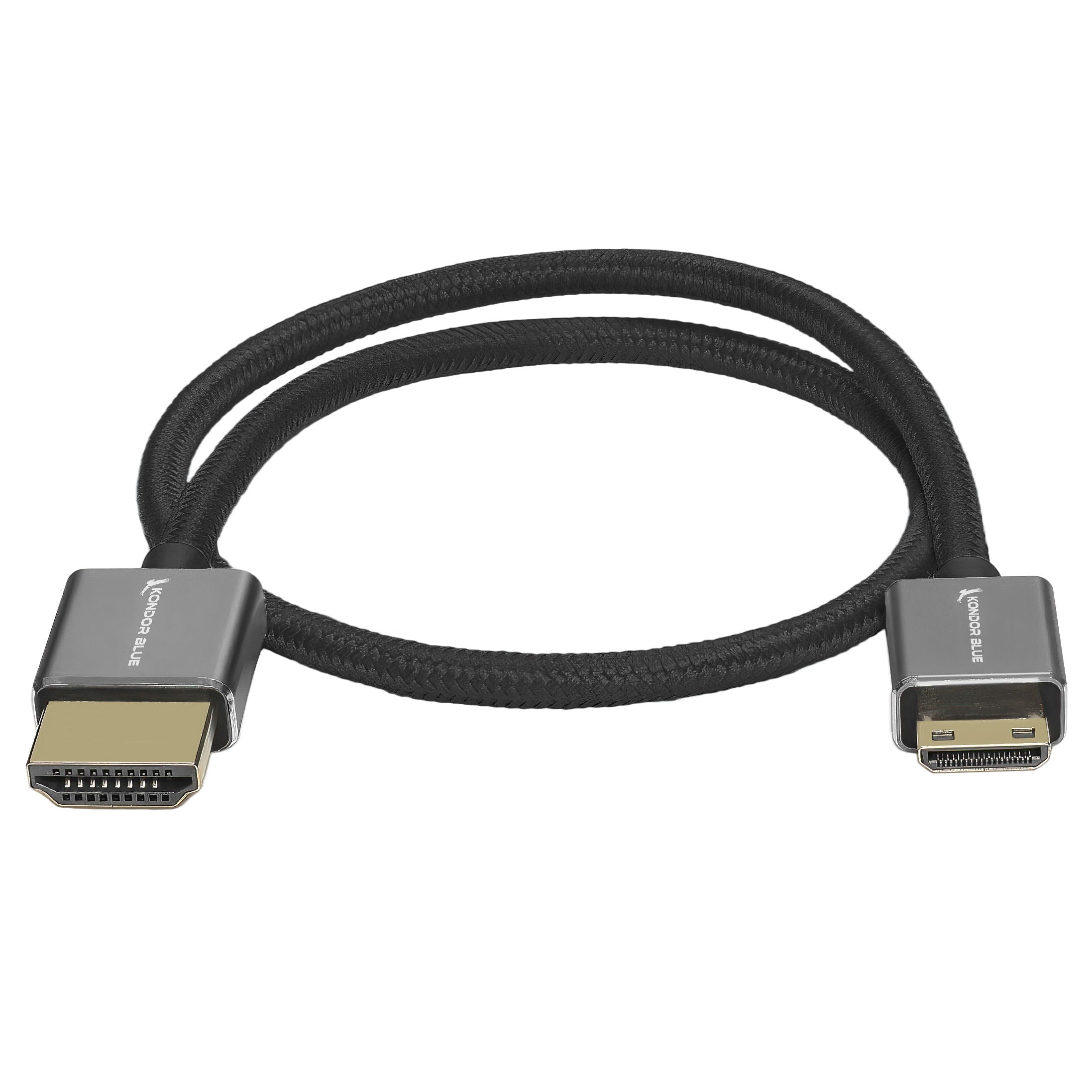 kondor-blue-mini-hdmi-auf-hdmi-kabel-16-straight-geflochten-4k60 image 5
