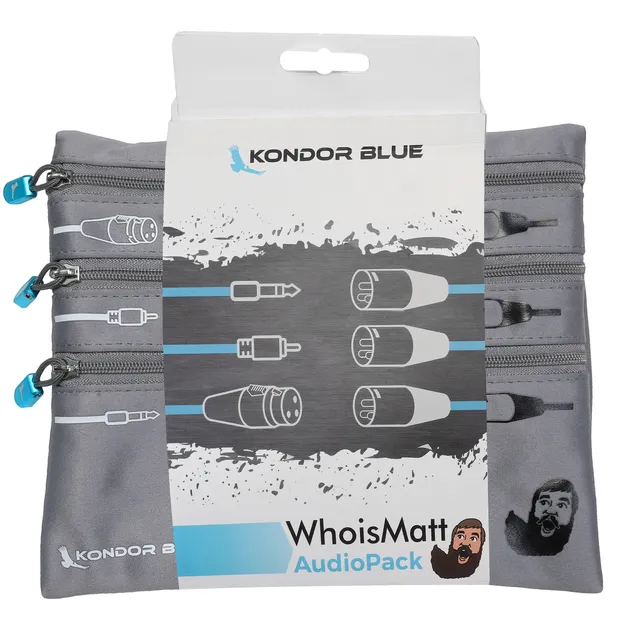 kondor-blue-whoismatt-audio-pack-xlr-audiokabel-set-6ft image 1