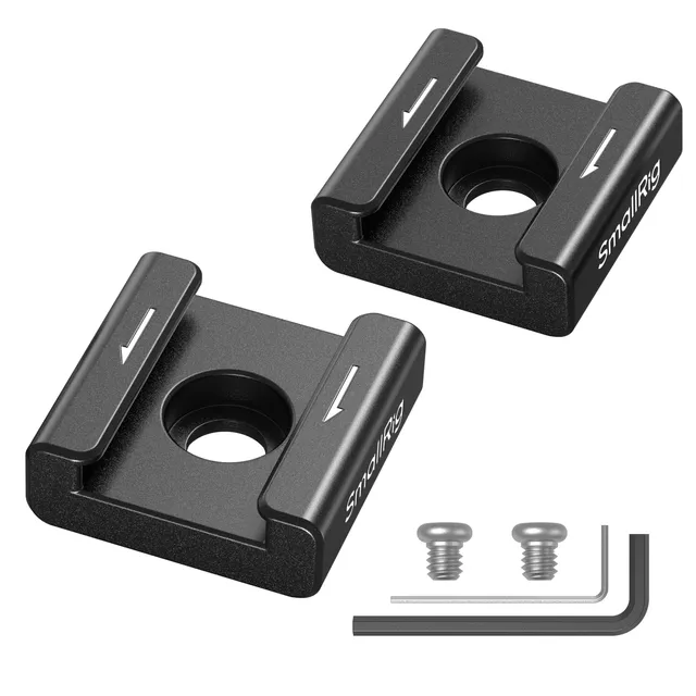 smallrig-5032-anti-twist-cold-shoe-adapter-2er-set-mit-1-4-20 image 1