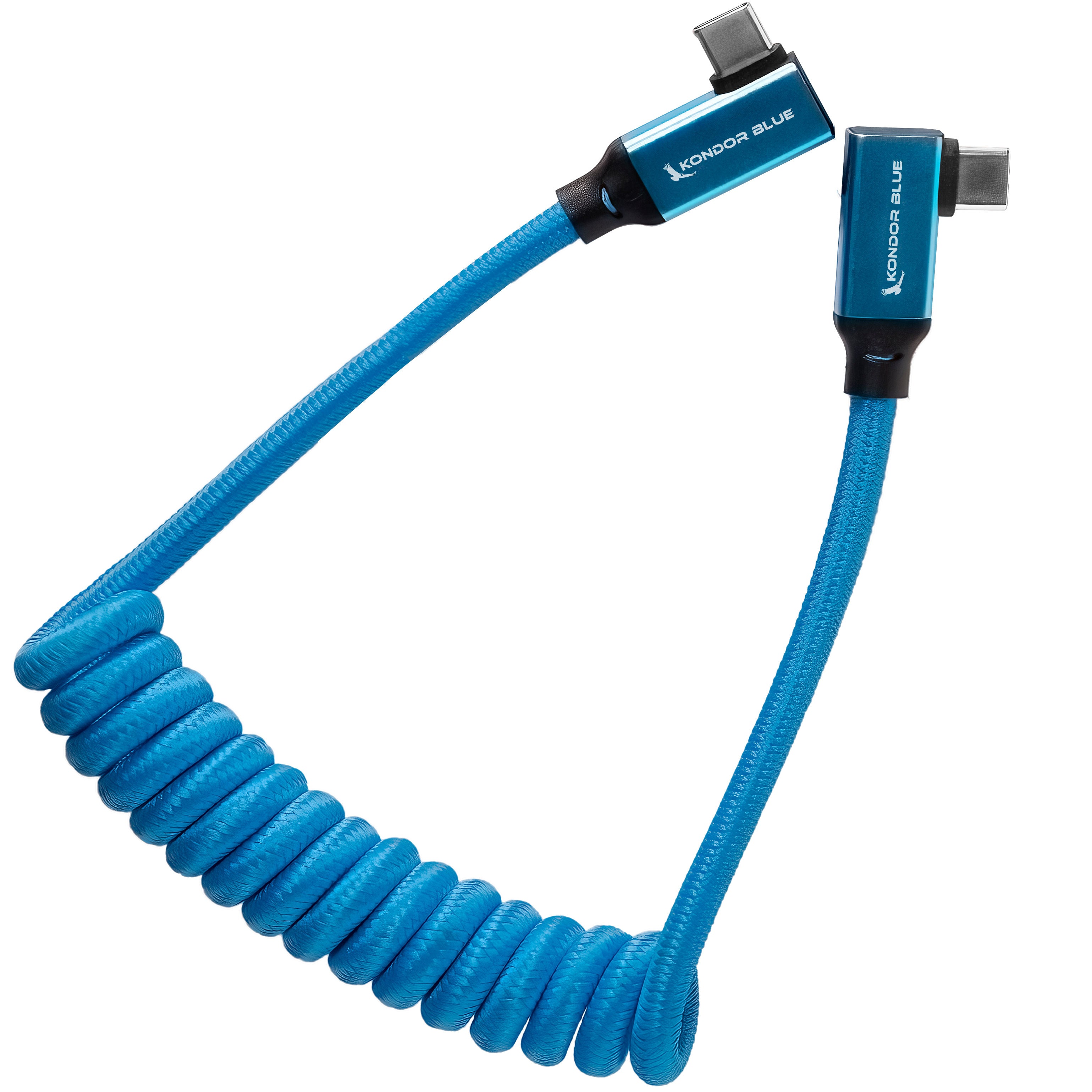 kondor-blue-12-24-coiled-usb-c-3-2-right-angle-kabel-20gb-s-100w image 3