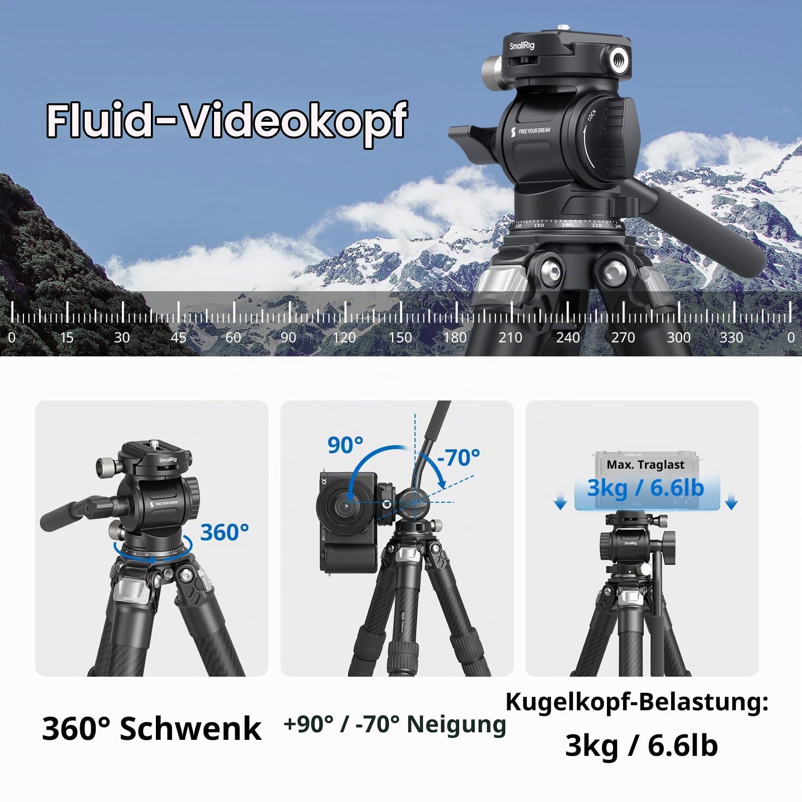 smallrig-5025-freeblazer-tragbares-tischstativ-set-aus-karbon-17-zoll-mit-videok image 5