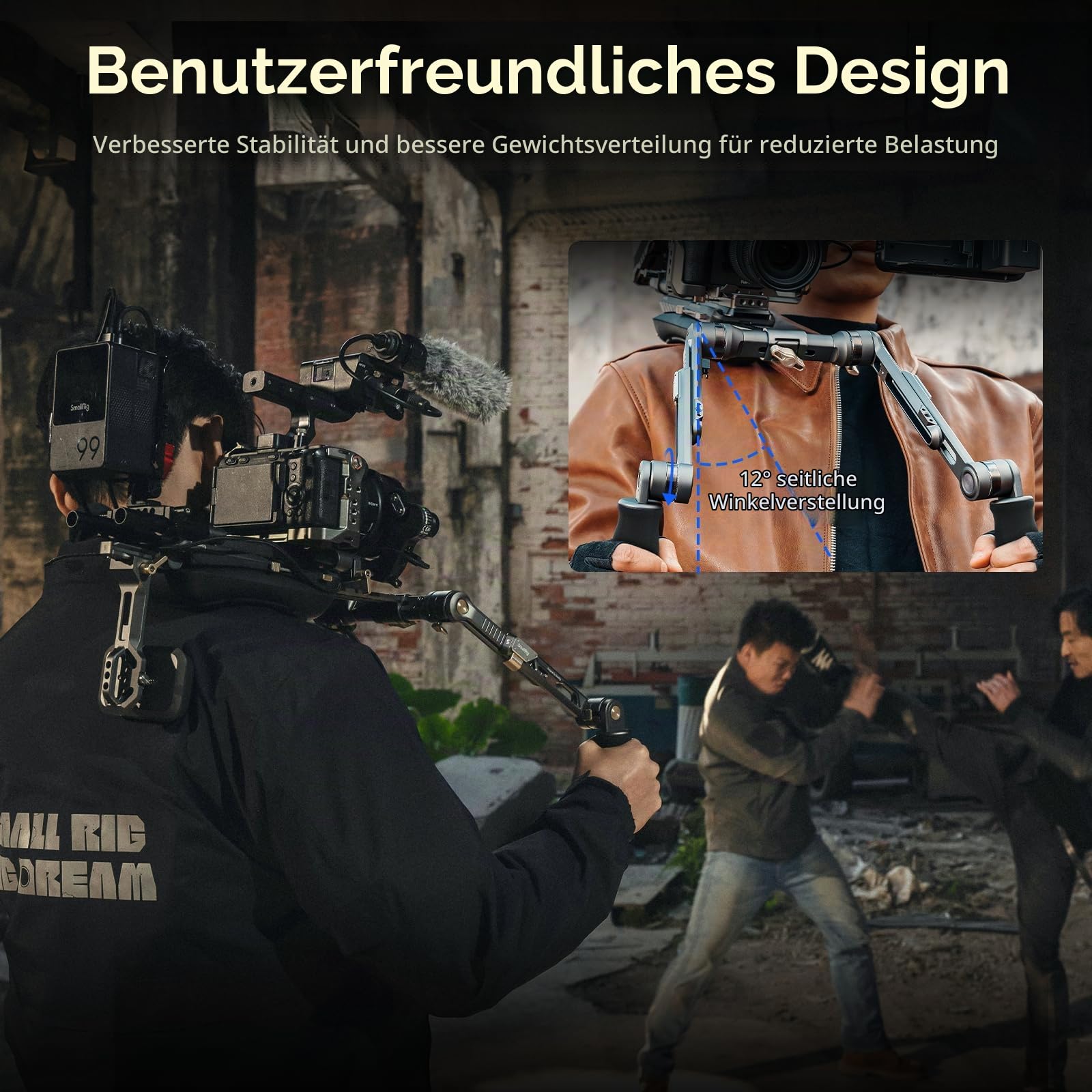 smallrig-hawklock-sr007-pro-4181b-schulter-rig-kit-f-r-spiegellose-kameras-und-c image 3